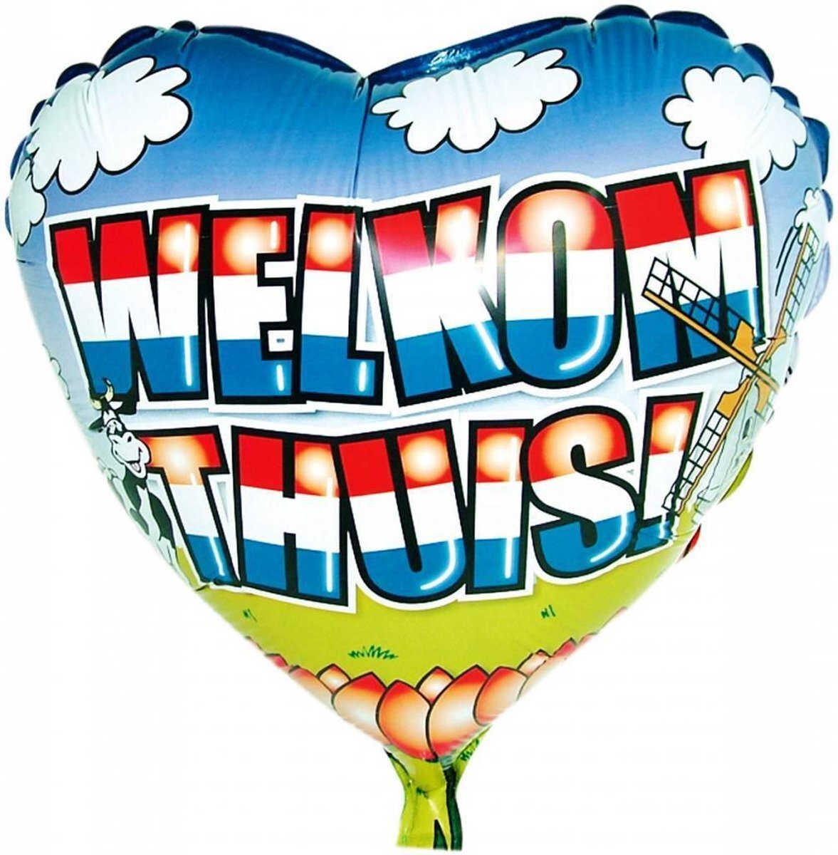 - Helium Ballon Welkom Thuis 74cm leeg