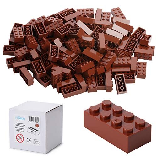 Katara Bouwstenen - 120 stuks 4x2 bruin - 4260648671826