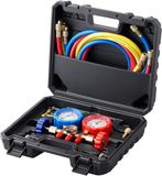 VEVOR Manomètre de réfrigérant 3 voies jeu de manomètres de réfrigérant pour voiture