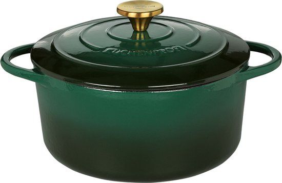 Küchenprofi Provence Braadpan - 24cm - Racing Green - Gietijzer