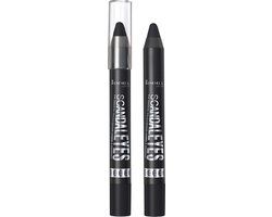 Rimmel London ScandalEyes Shadow Sticks - 008 Blackmail - Matte Eyeshadow Pencil