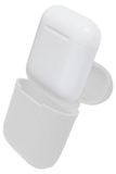 Apple AirPods-étui en silicone - Blanc