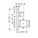 AXOR Starck Thermostat Unterputz mit Absperr- und Umstellventil Messing