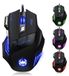 Zelotes Souris de jeu filaire avec 7200 DPI, 8 boutons, éclairage LED, souris de jeu optique ergonomique filaire USB pour PC, Mac, ordinateur portable, noir