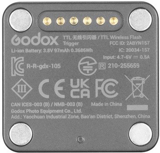 Godox X5-O cameraflitsaccessoire Zender