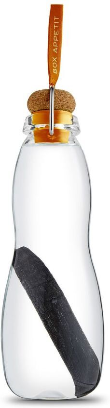 Black & Blum Black&Blum - Eau Good Drinkfles glas - 600 ml - Oranje oranje