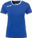 Kempa Curve Shirt Dames - Blauw / Wit - maat XS