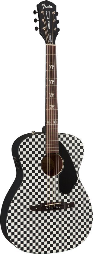 Fender Tim Armstrong Hellcat Checkerboard - Akoestische gitaar