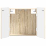 vidaXL Dartbord Kabinet ZWOLLE Sonoma Eiken 52,5 x 10,5 x 57,5 cm