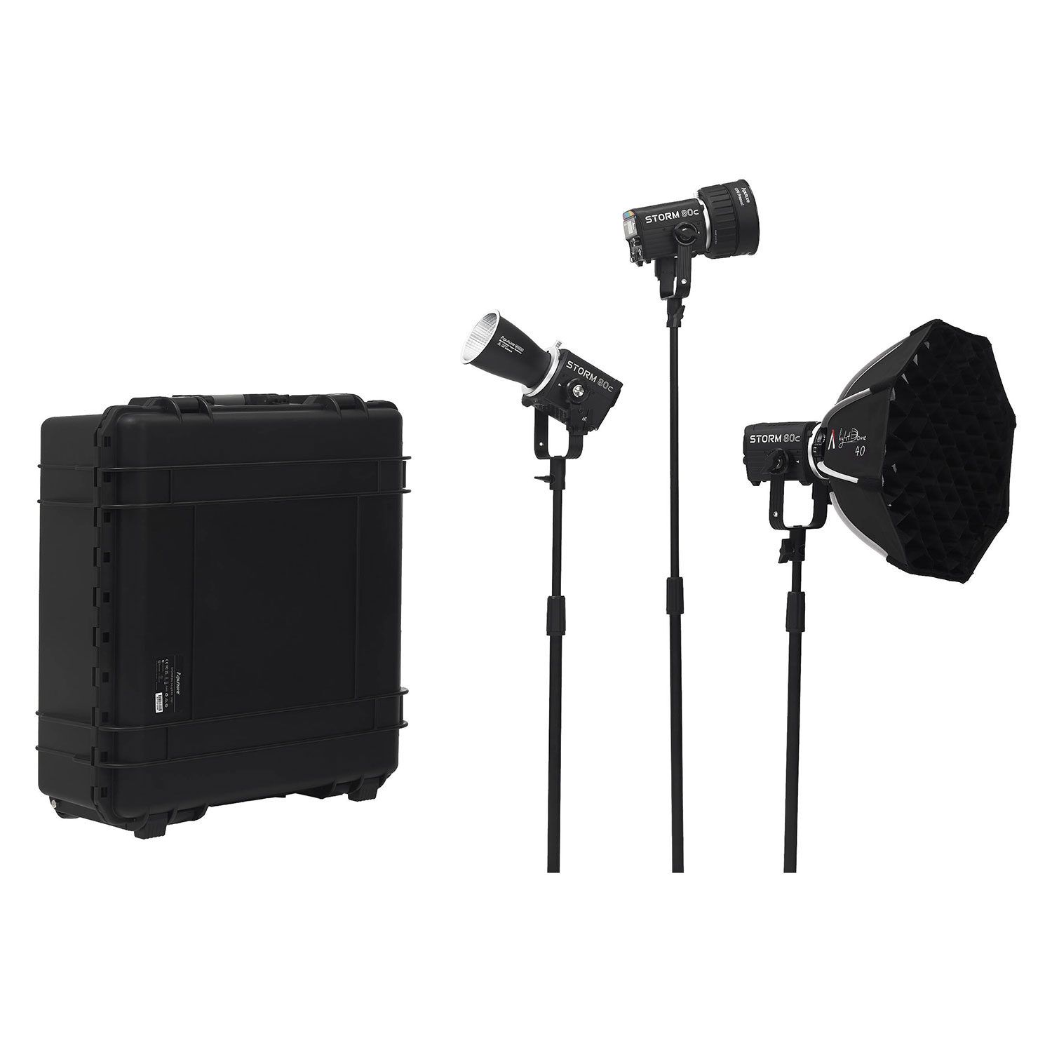 Aputure Storm 80c 3-Light Kit