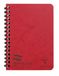 Clairefontaine 'Europa' Wirebound Notemaker, A6, gevoerd, 120 pagina's - Rood
