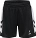 Hummel hmlMATCH SHORTS KIDS Unisex Zwart/Wit Polyester Elastische Tailleband Waterafstotend