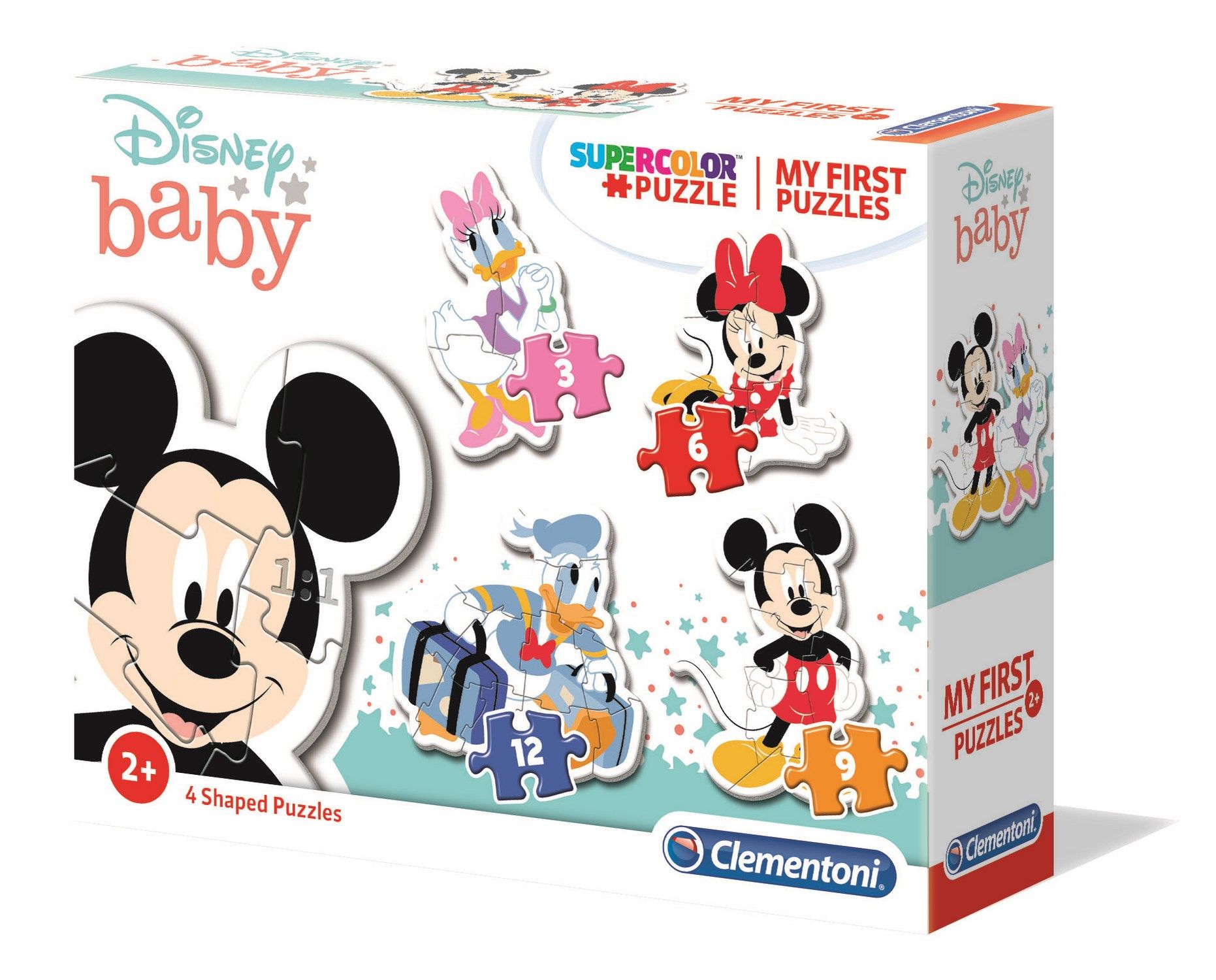 Clementoni My First Puzzles Disney Baby - Mickey Mouse - 10 Pieces - 2+ Years