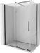 Mexen Velar cabine de douche porte coulissante 160 x 70 cm, transparent, noir