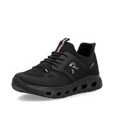 Rieker Dames Slippers Sneaker Vegan MemoSoft Elastisch M6078-00 Black