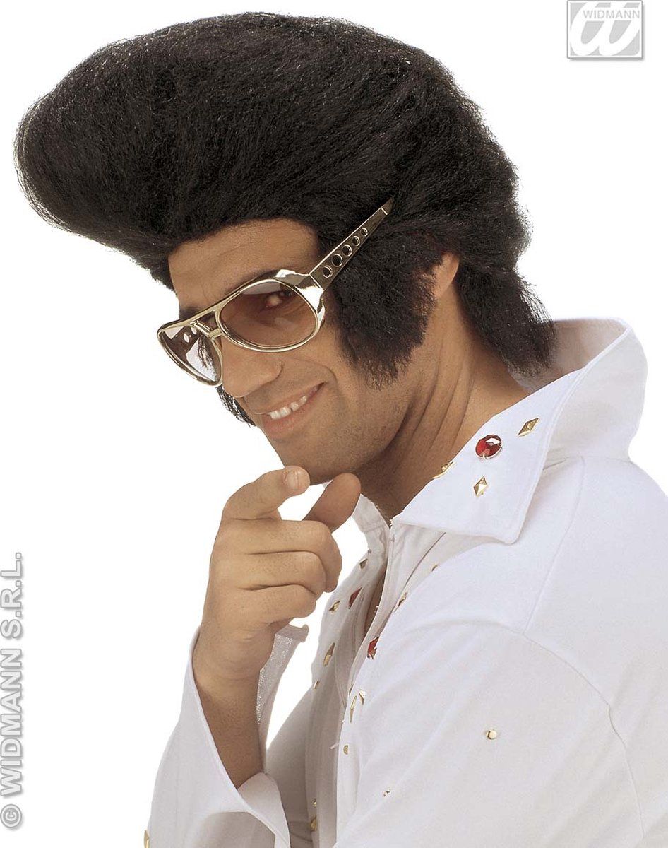 Widmann Pruik Elvis Jumbo (In Plastic Zak) | One Size