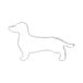 Emporte-pièce chien, inox recyclé