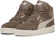 PUMA Shuffle Downtown Mid WTR Unisex Sneakers - Flat Bronze-Desert Dust-PUMA Gold
