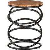 Table d'appoint en bois massif d'acacia 40x40x52 cm