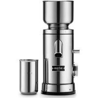 Aarke Elektrische Koffiemolen – Koffiemolen van roestvrij staal met instelbare maalgraad, maalschijven van 64 mm, automatische dosering en geheugenfunctie – voor espresso, filterkoffie en cold brew
