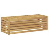 VidaXL Banc d'extérieur 2 places bois d'acacia massif blanchi