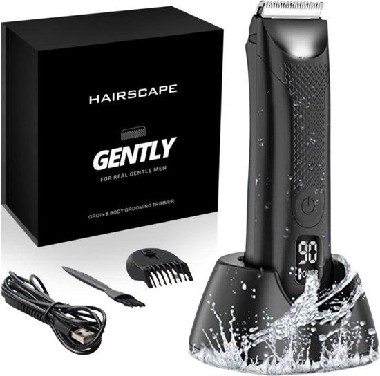 Gently Grooming Bodygroomer - Heren Trimmer voor Schaamhaar & Lichaam - Waterdicht
