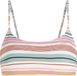 Protest Mixscylla Bralette bikini top Dames Gebloemd Mouwloos Verstelbare bandjes Haak- en oogsluiting 82% Recycled Polyamide, 18% Elasthane Duskyrose