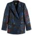Scotch & Soda Blazer Femme Polyester Bleu