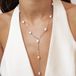 Hey Happiness Parel Y-Ketting Dames - RVS - Zilver
