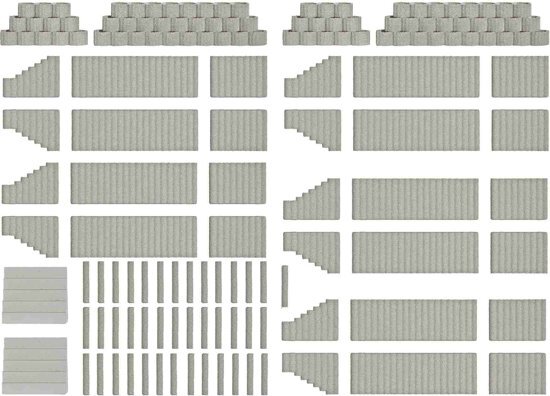 Busch & Müller PFLANZSTEINE/PALISADEN H0