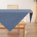 Merkloos Middenkleed 80x80 cm - Afwasbaar & Waterafstotend Linnen-look - Blauw