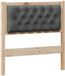 vidaXL - Hoofdbord - Anders - Bruin - en - donkergrijs - 75 - cm - Massief - grenenhout