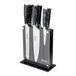 Rockingham Forge RF-2160/7BK Sunrise Collection Messenset, 7-delig, hoogwaardig roestvrij staal met handgrepen van zwart hars