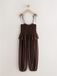 Next Dames Jersey Jumpsuit met Ballonpijpen - Chocolate Brown
