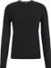 WE Fashion Heren regular fit fijngebreide trui van katoenmix - Dark grey - XS