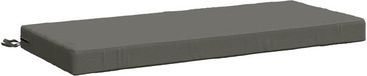 vidaXL Bankkussen SOEST 100% Polyester Grijs 120 x 50 x 8 cm