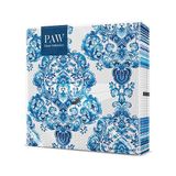 PAW Decor Collection Papieren servetten, 3-laags, 33 x 33 cm, 20 stuks, papieren servetten, ideaal voor verjaardagen, feestdagen, tuinfeesten, familie-evenementen, porselein ornament