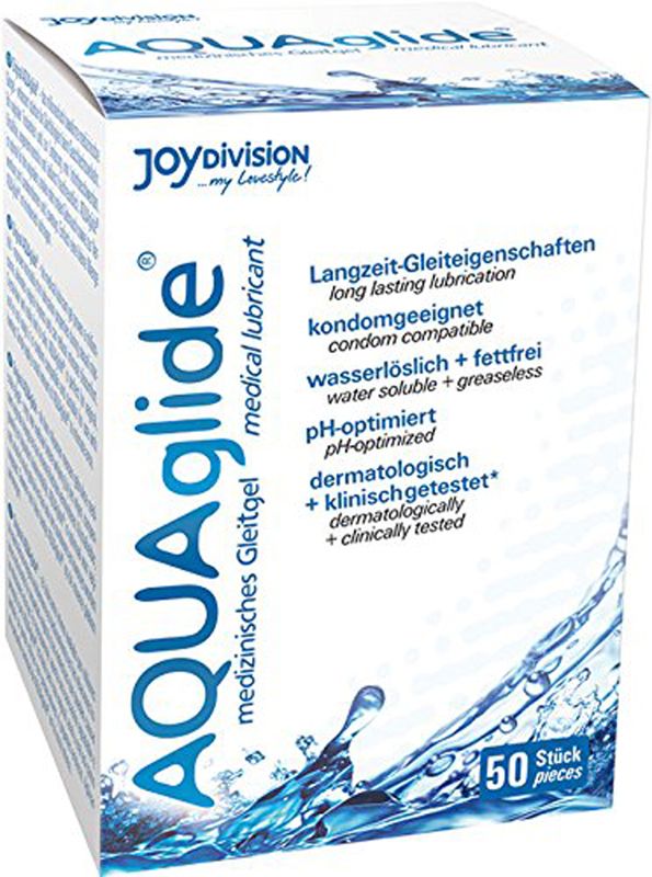 JOYDIVISION AQUAglide Waterbasis Glijmiddel - 50 Zakjes