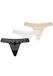 TEYLI String 'Leo' beige / zwart / wit