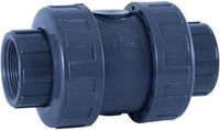 aquaforte PVC terugslagklep + veer 1¼" binnendraad PN16