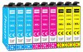 Epson Cartouches d'encre 129XL, 9 pièces, cyan, magenta, jaune