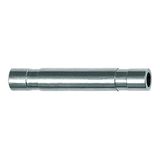 RIEGLER Insteeknippel "click-clock" voor buitenslang Ø 5 mm, werkdruk max. 16 bar, bedrijfstemperatuur. -20 °C tot 80 °C, messing vernikkeld