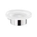 GEDY G-Kuala Lumpur zeepbakje, chroom, componenten van chroom, messing en glas, 2 jaar garantie, afmetingen 4 x 11 x 11,2 cm en gewicht 0,368 kg, R&S Design, chroom, uniek