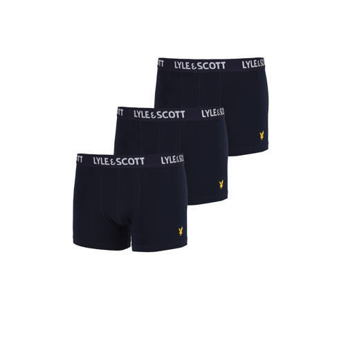 Lyle & Scott Lyle & Scott boxershort - set van 3 donkerblauw