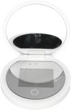 OEM Bol Compacte Spiegel met UV-Camera voor Bescherming Tegen Zonnebrandcrème, UV-spiegel, Camera voor Het Testen van Zonnebrandcrème met Licht 2x Vergroting Reismake-up 3,5 Inch Zakmaat L