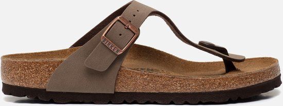 Birkenstock Dames Slippers Gizeh - Bruin