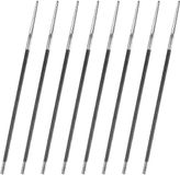 Merkloos / Sans marque Allecto Kettingzaagvijl - 8 stuks - Zilver