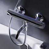 AM.PM Hit - Thermostatische Badkraan - Mengkraan - 150 mm Hartafstand - Waterbesparend - Chroom