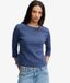 Superdry Dames-T-shirt met 3/4 mouwen Athletic Essentials