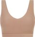 Chantelle SoftStretch V-Neck Voorgevormde Top naadloos onzichtbaar CAFE LATTE